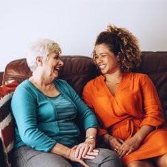Assisting Elderly Woman - Companionship